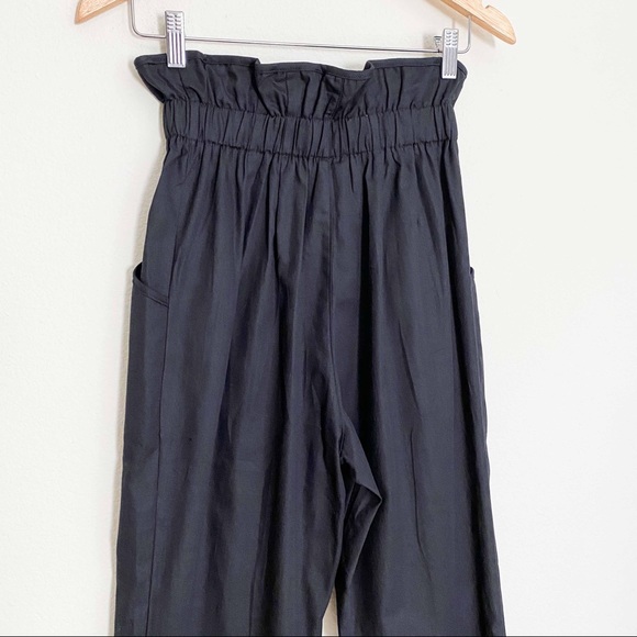 NWT cotton Super-High-Rise paper bag black - Picture 8 of 10